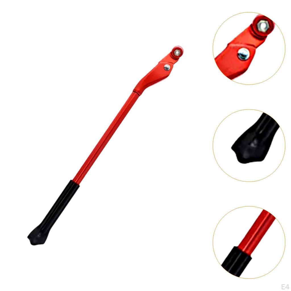 Bike Kickstand Bicycle Kick Stand Adjustable Rear Mount for 24-29 In/ with 5mm Hole