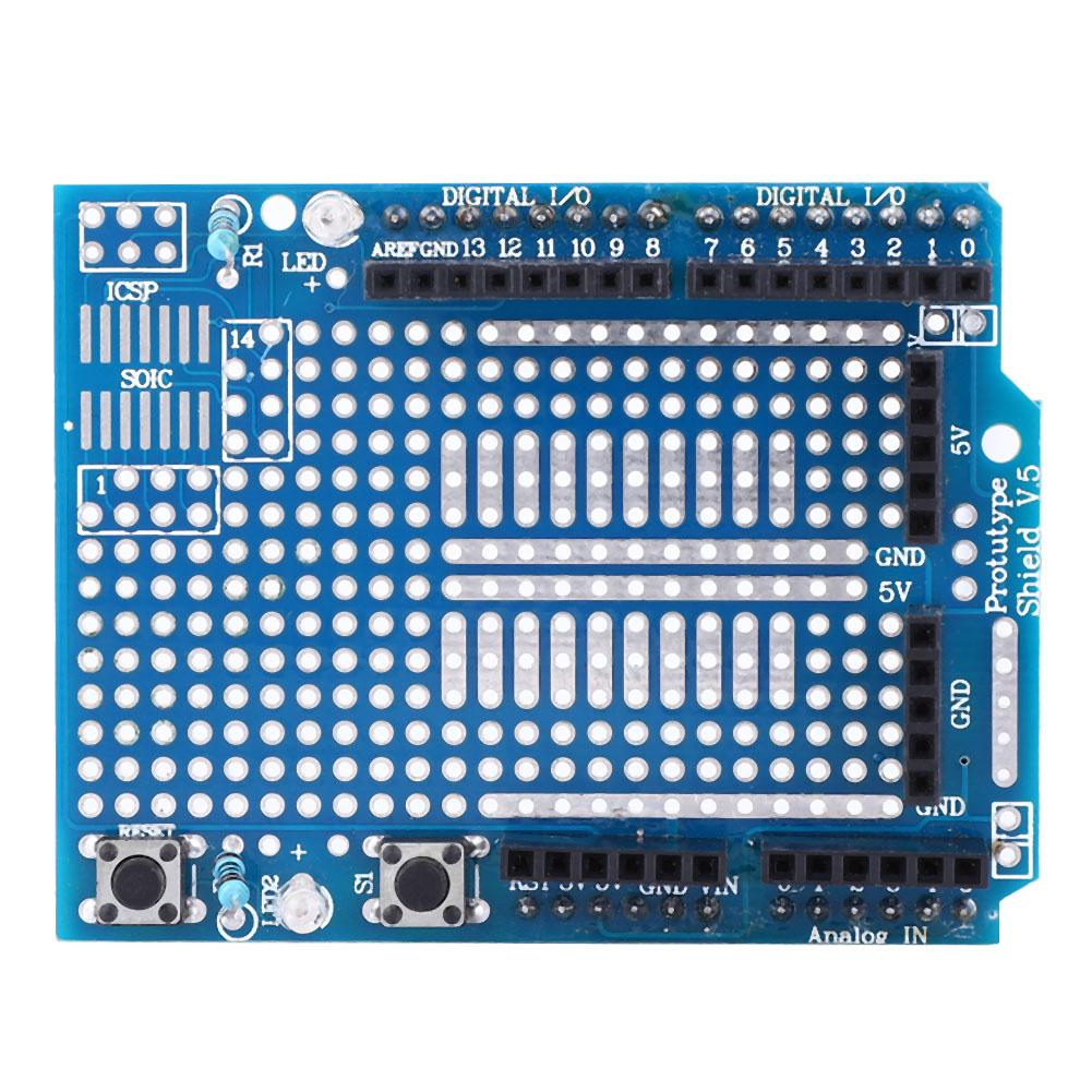 3 Pcs Prototype Expansion Board Compatible with R3 ProtoShield Fit for Arduino