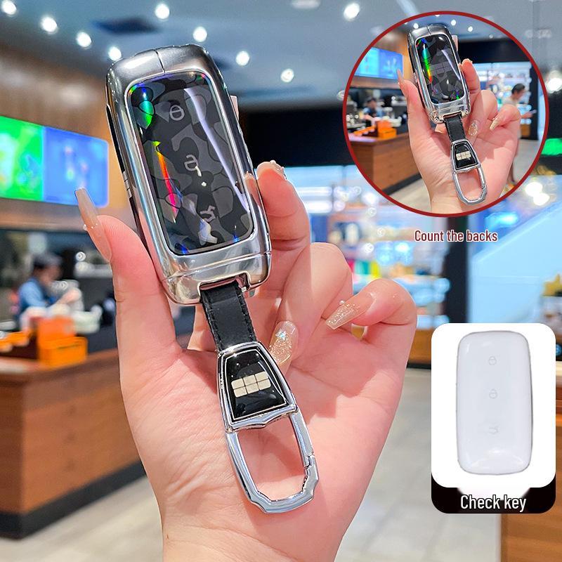 Чехол для ключей Galaxy Starry 8emp: 2025 Geely Explorer Звездный Корабль Издание Все включено Металлическая Пряжка Чехол