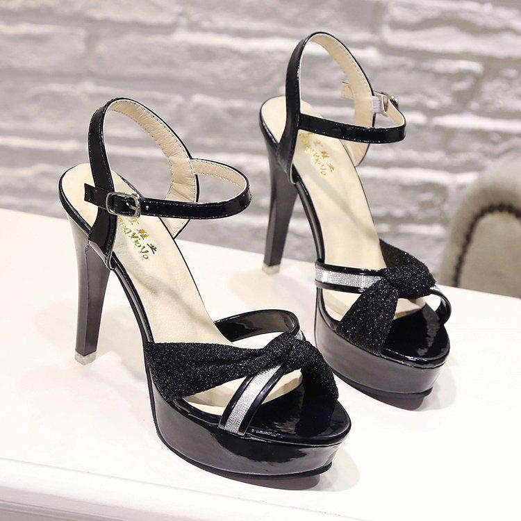 Summer Women Sexy High-heeled Sandals Luxury Woman Stiletto Pumps Fashion Platform Party Wedding Open Toe High Heels Ladies Shoe
