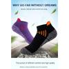 10 Pairs Unisex Men Women's Functional Sports Socks Towel Sole Non-slip Color Blocking Breathable Running Socks Lot