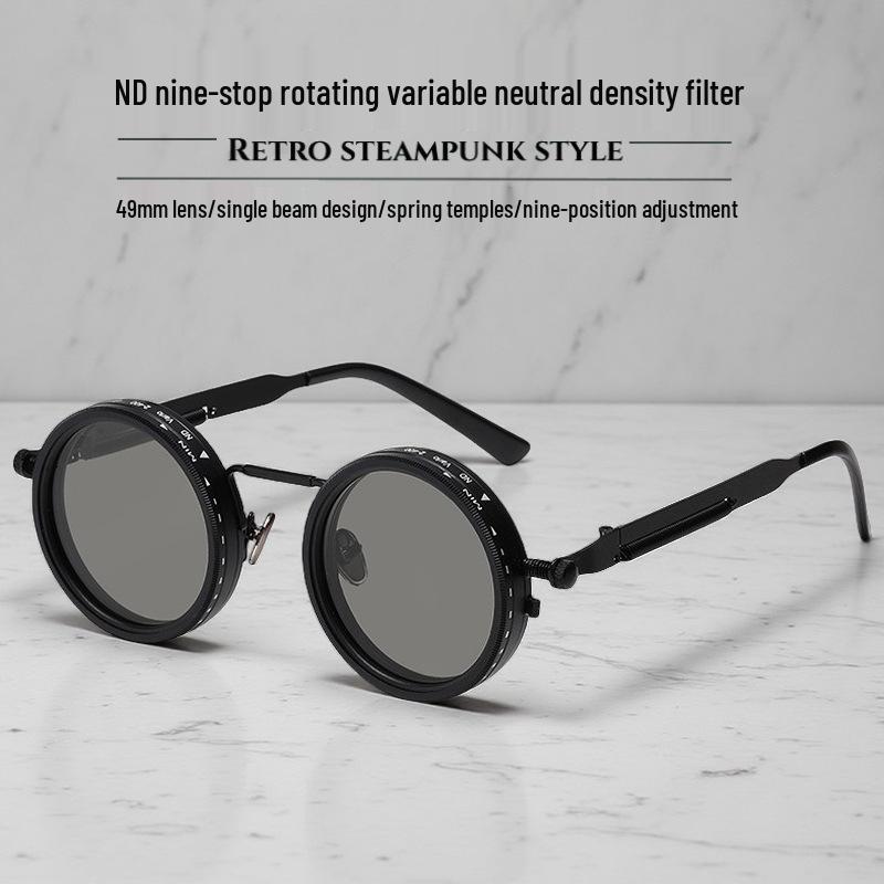 Солнцезащитные очки с регулируемым затемнением и поляризацией ND9: Ретро, Защита от УФ-лучей, Идеально для рыбалки и вождения