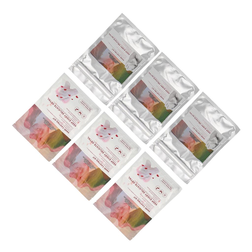 3 Sets Hand Molding Tools Plaster Hand Model Casting Kit for Couples Newborn Wedding Anniversary 25g