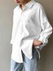 Весенняя Свободная Дышащая Рубашка с Длинным Рукавом в Модном Повседневном Дизайне Одежда для Защиты от Солнца для Женщин Рубашка