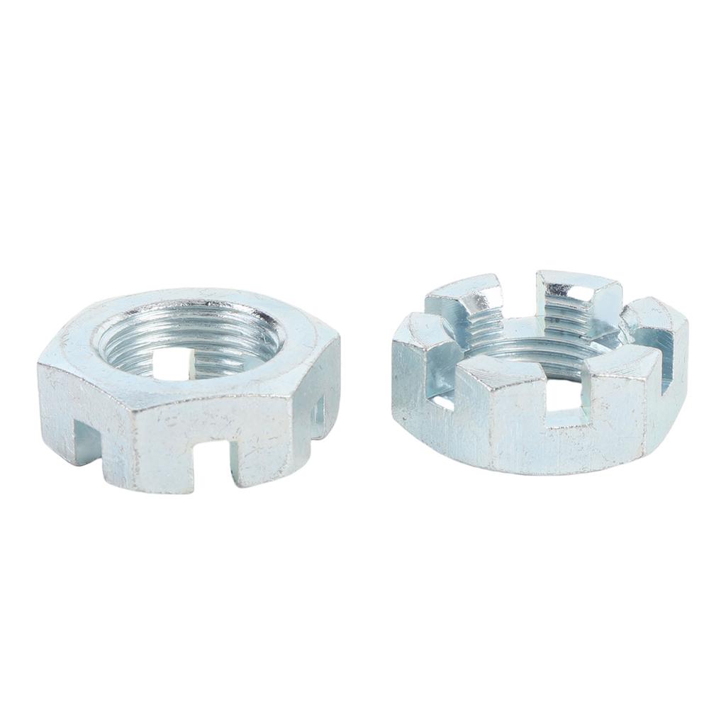 2 Sets Trailer Nut Kit with 1in Shaft Spindle Nuts 1in Washer 2.2in   Cotter Pins Galvanized for 1in Shaft Spindle