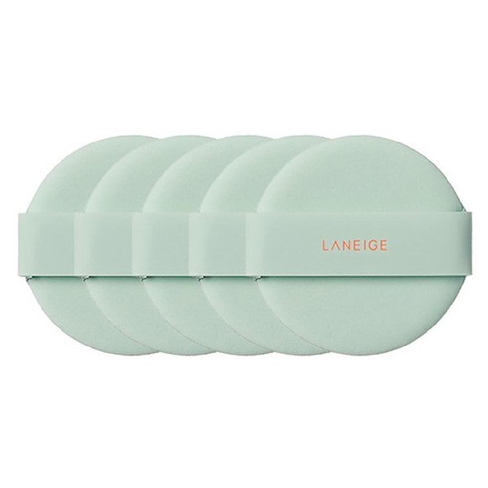 LANEIGE Neo Cushion Пуховка Матовая 5 шт. – Мягкая Воздушная Пуховка, Гладкое Нанесение, Корейская
