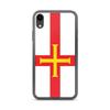 Coque Pour iPhone - PIXELFORMA - iPhone XR - Drapeau De Guernesey - Silicone Souple - Design Léger