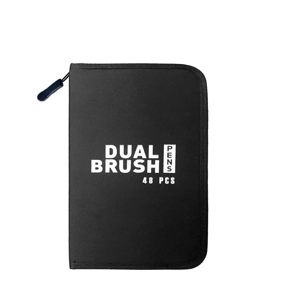 Детские двухсторонние мягкие акварельные ручки - Смываемые, кисти на водной основе