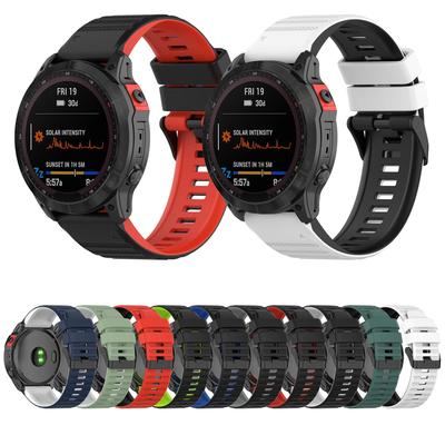 Силиконовый ремешок 22 мм 26 мм для Garmin Fenix7x/6x/5x/спортивный ремешок для часов Garmin Fenix7/6/5, браслет для умных часов с аксессуарами для инструментов