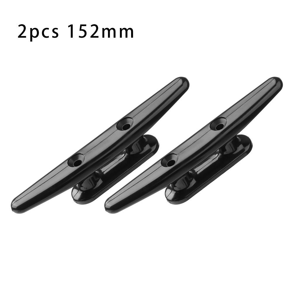 Canoe Deck Hardware 100/128/152/200mm Open Base Cleat Ship Lock Line Rope Tie Low Flat Cleat