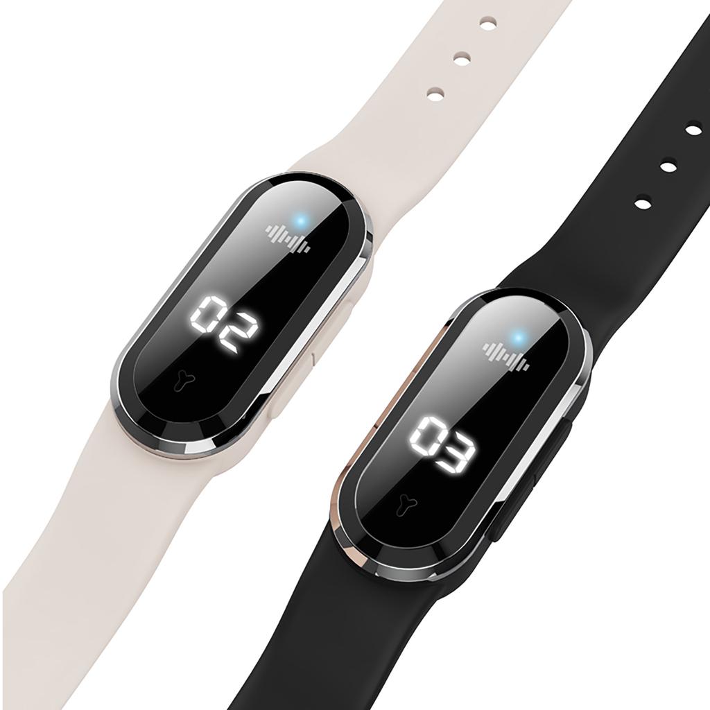 M21 Ультразвуковой браслет от комаров Часы USB Перезаряжаемый браслет против комаров Браслет