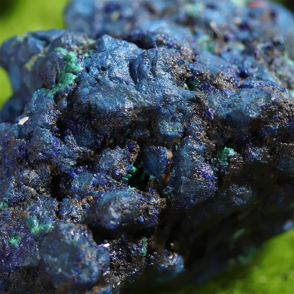 Raw Gemstone Home Decoration Malachite Geode Healing Stone Natural Azurite Ore Mineral Specimen