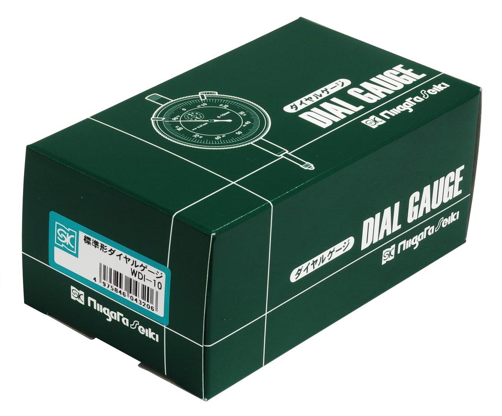 Niigata Seiki SK Dial Gauge Graduation 0-10mm 0.01mm WDI-10