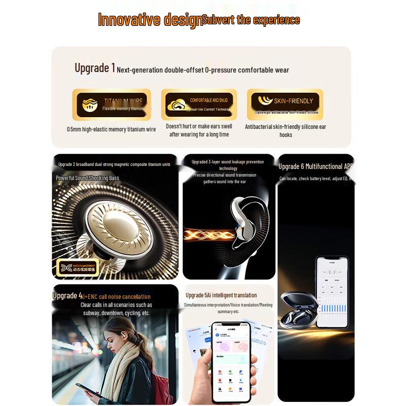 Newmine X7 Pro AI Smart Open-Ear Bluetooth Earbuds