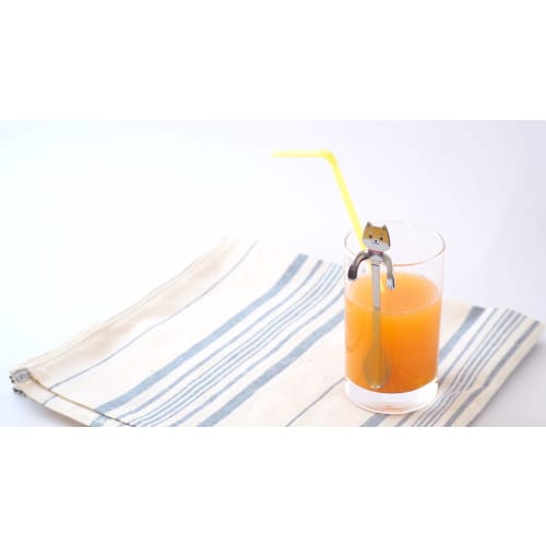 Takakuwa Metal Coffee Spoon, Shiba Inu (Tea Shiba), 407125