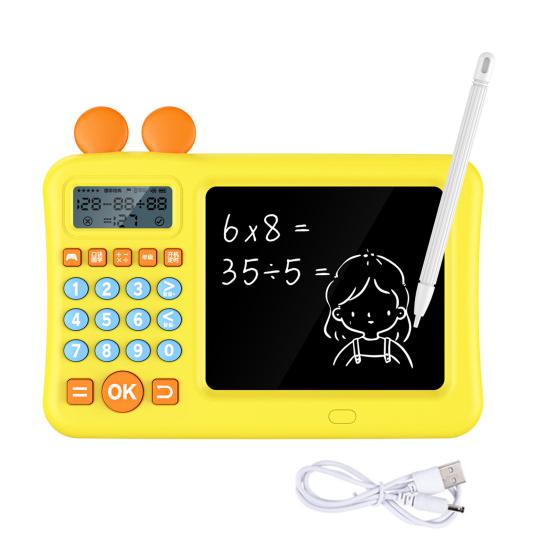 Обучающая игра по математике с блокнотом для рисования Перезаряжаемая легкая интерактивная электронная доска для письма по математике