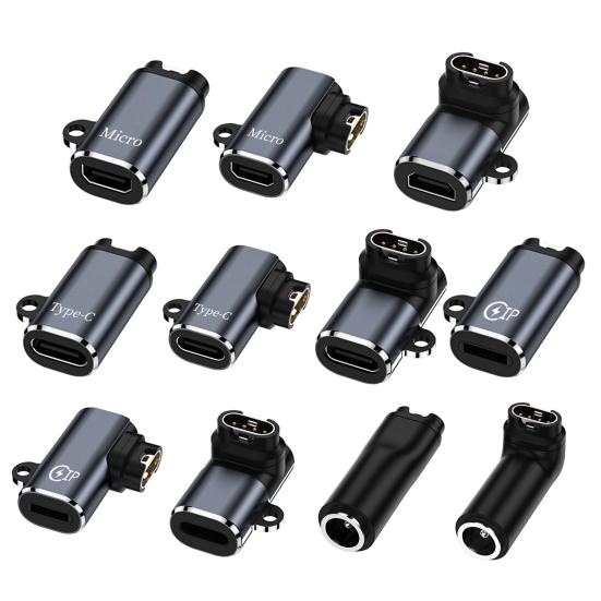 Адаптер-конвертер для зарядного устройства Garmin Smartwatch Micro USB Type C Кабель для зарядки Аксессуар для часов с быстрой зарядкой