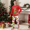 Принт Милый Семейный Комплект Пижамы, Домашняя Одежда, Семейный Комплект Топ с Длинным Рукавом и Брюки