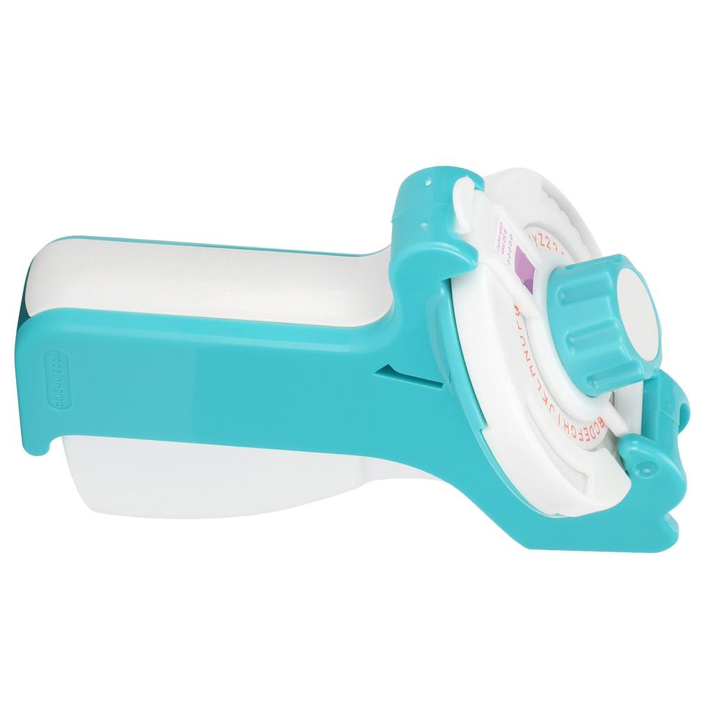 Label Maker Typewriter with Embossing Tape Manual Projects Supplies Light Blue E-202