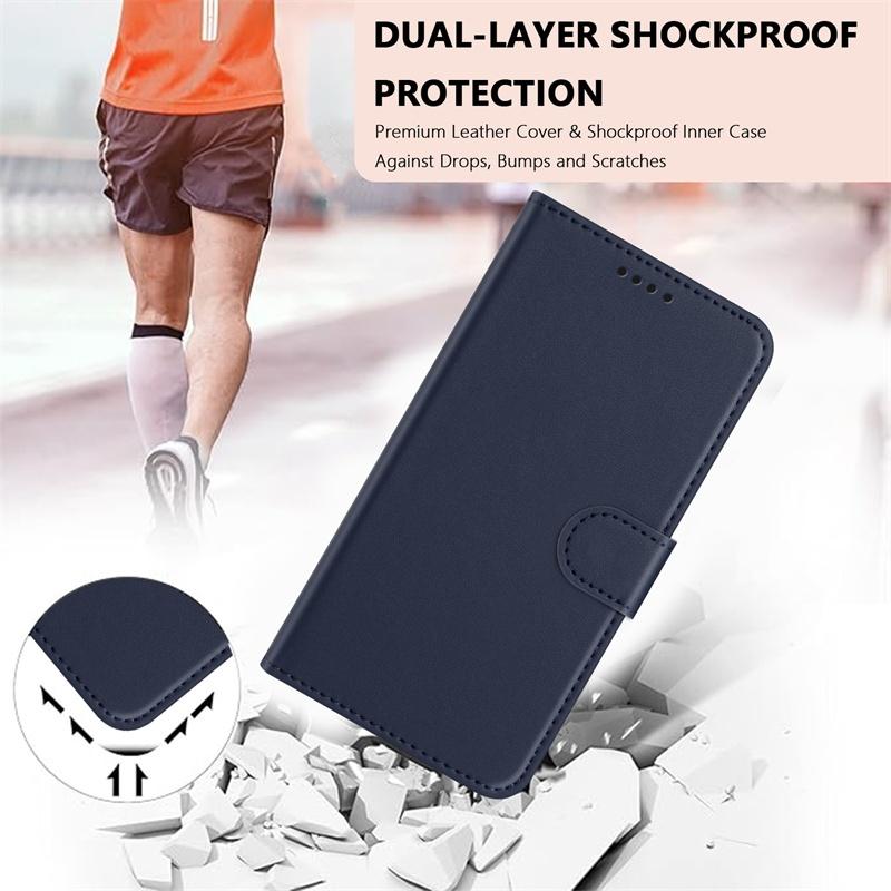 Casing For Infinix Hot 6 7 8 Lite 9 10 11 12 Play Pro 10T 10S 10i 12i X606 X650 X650B X680 X689 Flip Leather Case Card Cover