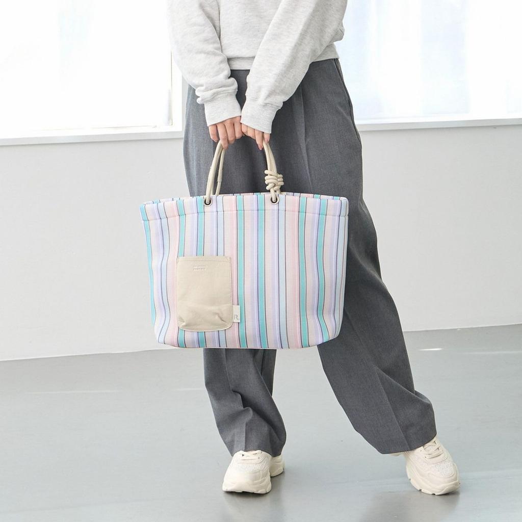 Large Mesh Tote A4 3564 Bag, Size, Horizontal, Handbag, Lightweight, SC.Medium.Waffle-C