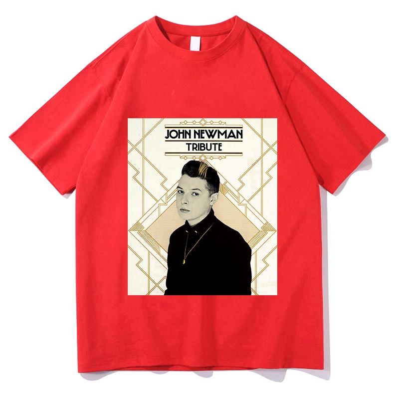 John NewUnisex Love Me Again Tour 2026 T-shirt Summer Short Sleeve O-neck Unisexs Tshirt Streetwear Hip Hop Singer Graphic Y2K Shirt