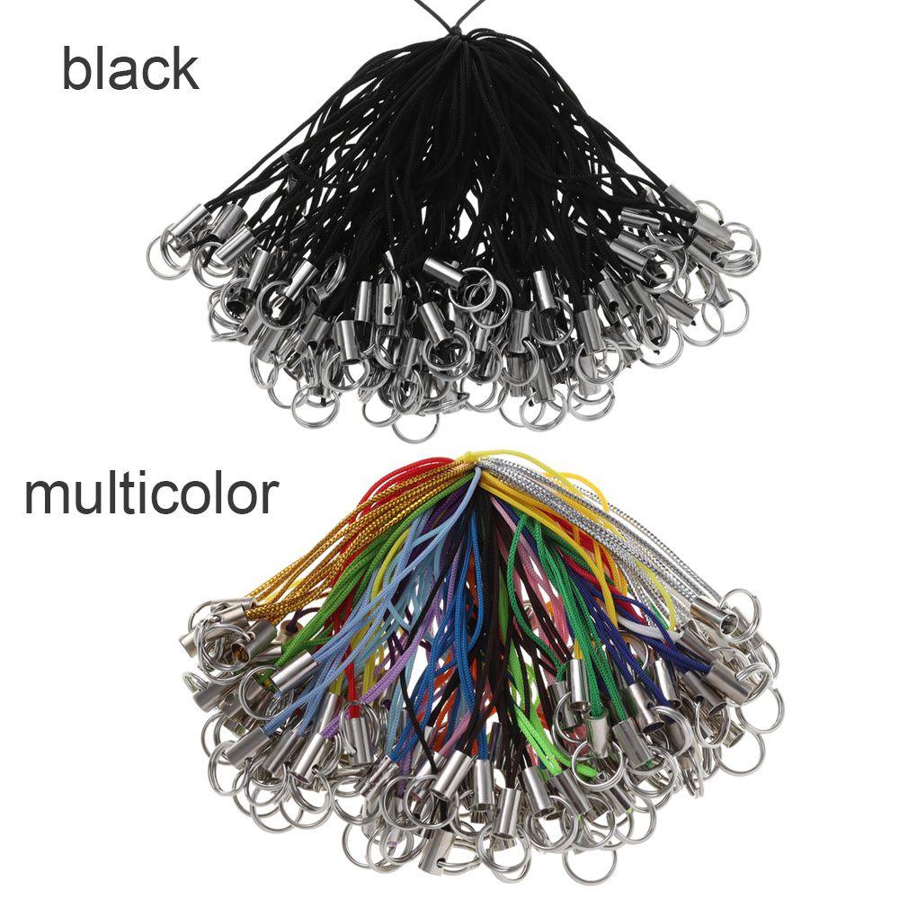 Handmade Toys Pendant Clips Cellphone Charm Cords Lanyard Phone Ring Strap Wire Cord Key Ring