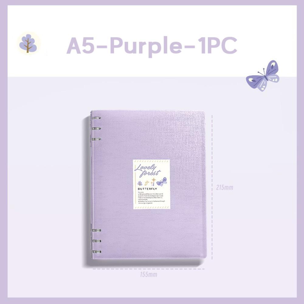 Detachable Binder Ring Writing Notepad A5/B5 Hand Account Book High Quality Diary Book Gift