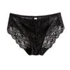 1 Pc Low Waist Sexy Lace Triangle Briefs Silky Smooth and High Elasticity Silk Home Underwear Briefs