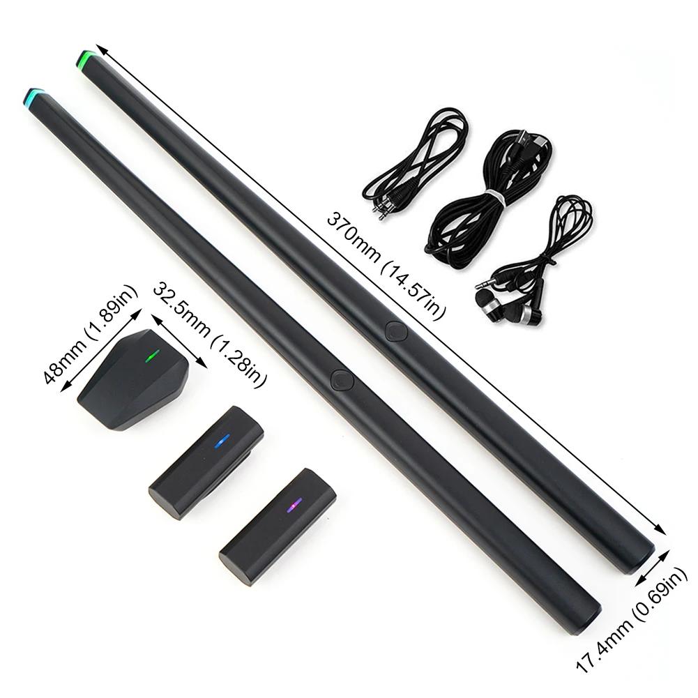 Electronic Air Drumsticks Portable Air Drum Stick Virtual Drum Set Musical Instruments for Beginners Kids Adults