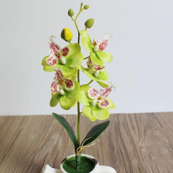 1Pc Artificial Flower Butterfly Orchid Garden DIY Stage Party Home Wedding Decor