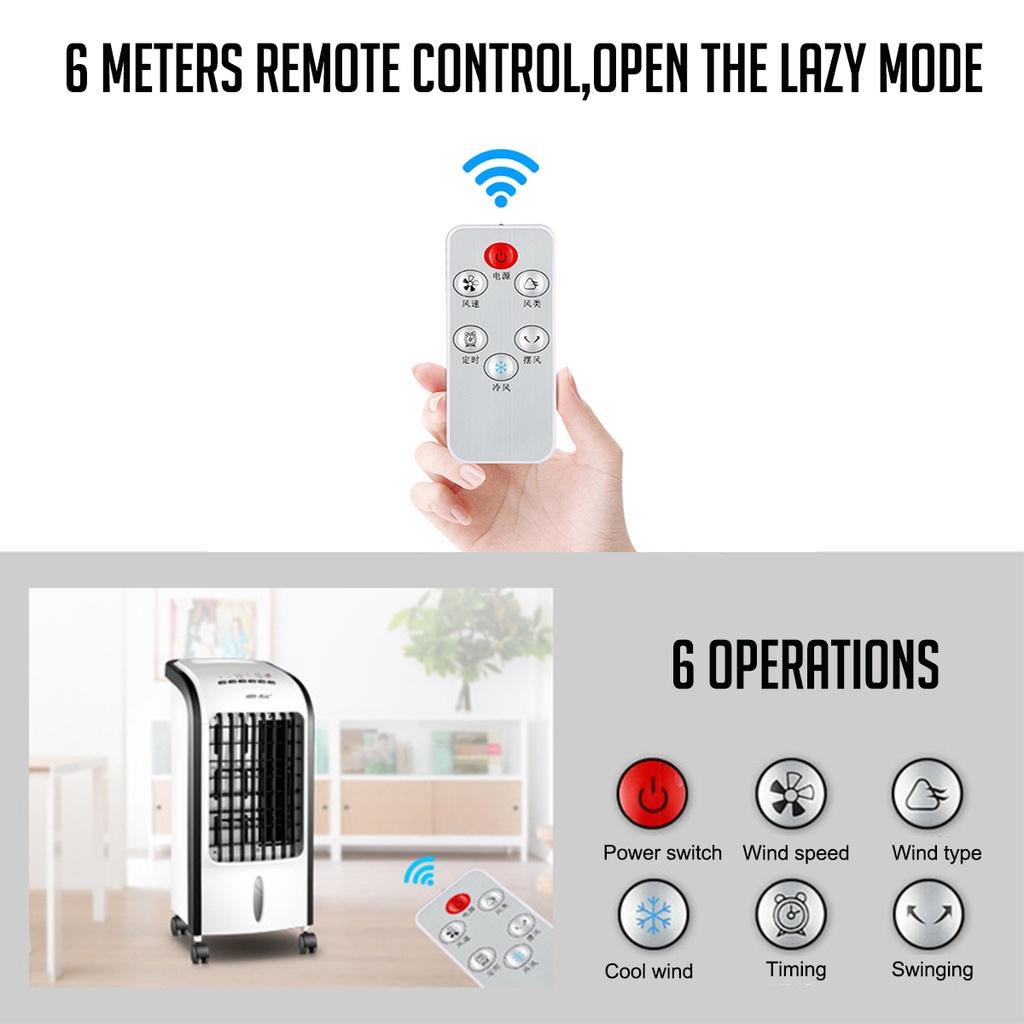 75W Portable Air Conditioner Conditioning Fan Humidifier Cooler Cooling 220V Air Conditioner Timed Cooling Fan Humidifier