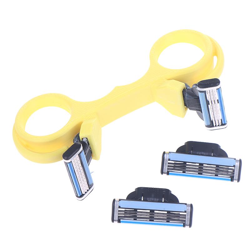 Быстрая машинка для стрижки налысо, Бритвы для головы для мужчин, Двойная головка, Быстрая, Мужская ручная бритва для головы налысо, Ручная машинка для стрижки налысо для удаления волос