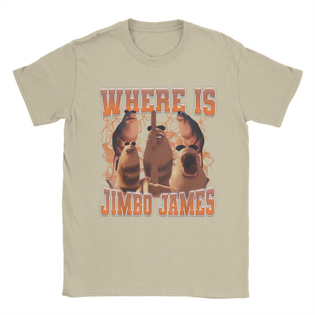 Men T-Shirts Where is The Jimbo Marcus The Worm Vintage Cotton Tees Short Sleeve Funny Meme T Shirt O Neck merch 4XL 5XL 6XL