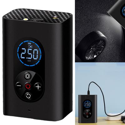 150PSI портативный интеллектуальный воздушный компрессор светодиодный свет 4000mAh беспроводной надувной насос цифровой беспроводной воздушный насос для автомобиля велосипеда мячей