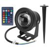 RGB Lawn Lamp 10W 12V 16 Colors Changing Landscape Light with Remote Control IP66 Waterproof