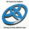 3D значок-эмблема автомобиля Toyota для решетки радиатора, капота, заднего багажника, логотип Corolla Camry RAV4 Hilux Yaris, аксессуар