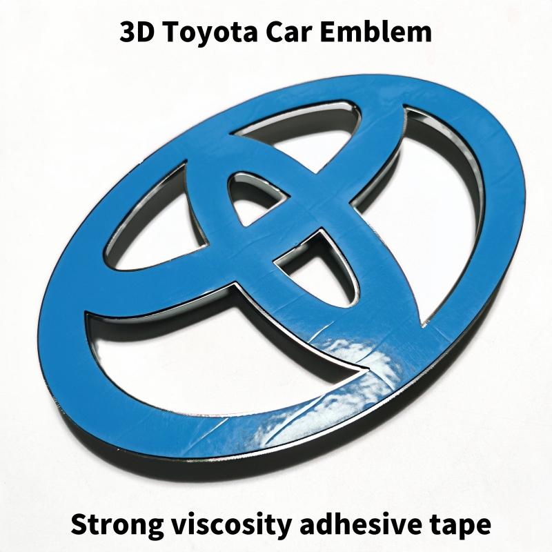 3D значок-эмблема автомобиля Toyota для решетки радиатора, капота, заднего багажника, логотип Corolla Camry RAV4 Hilux Yaris, аксессуар