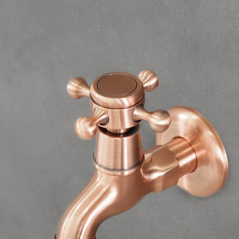 Garden tap for hose rose gold COPPER 1