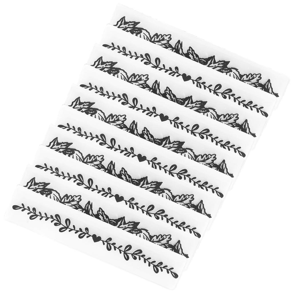 10Pcs Plastic Embossing Folders Embossed Template DIY Card Making Scrapbooking Paper Craft Tool