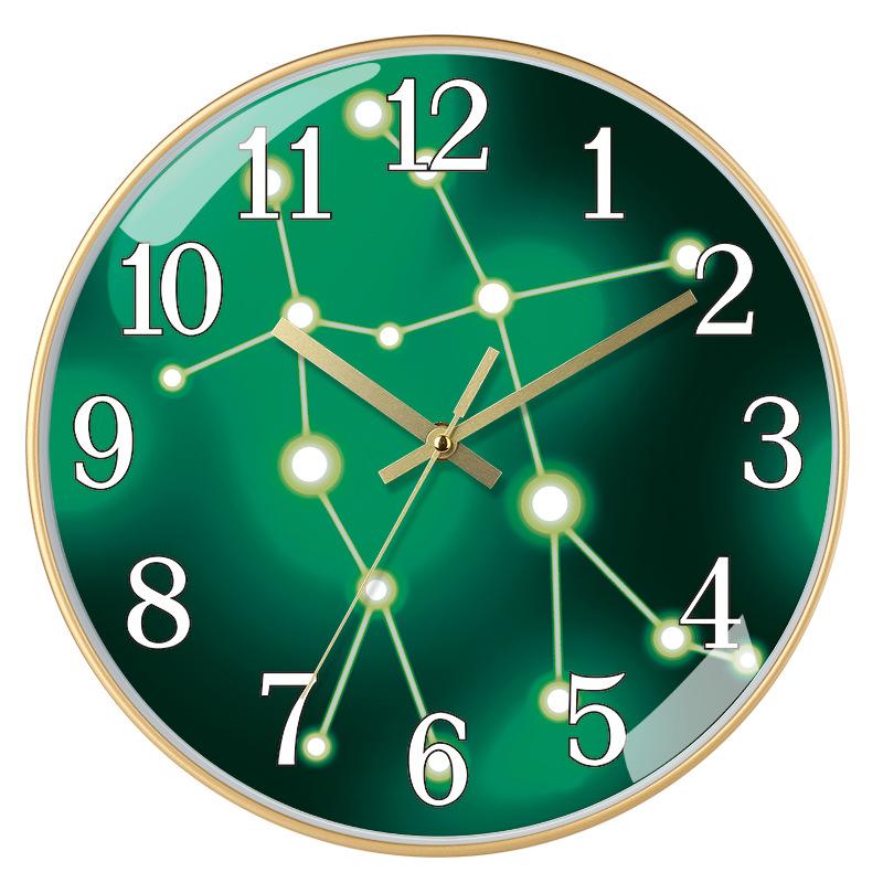 12 дюймов 30 см Гостиная Дом Мода Современные Простые Мраморный узор Декорация Креативные Кварцевые Часы Настенные часы