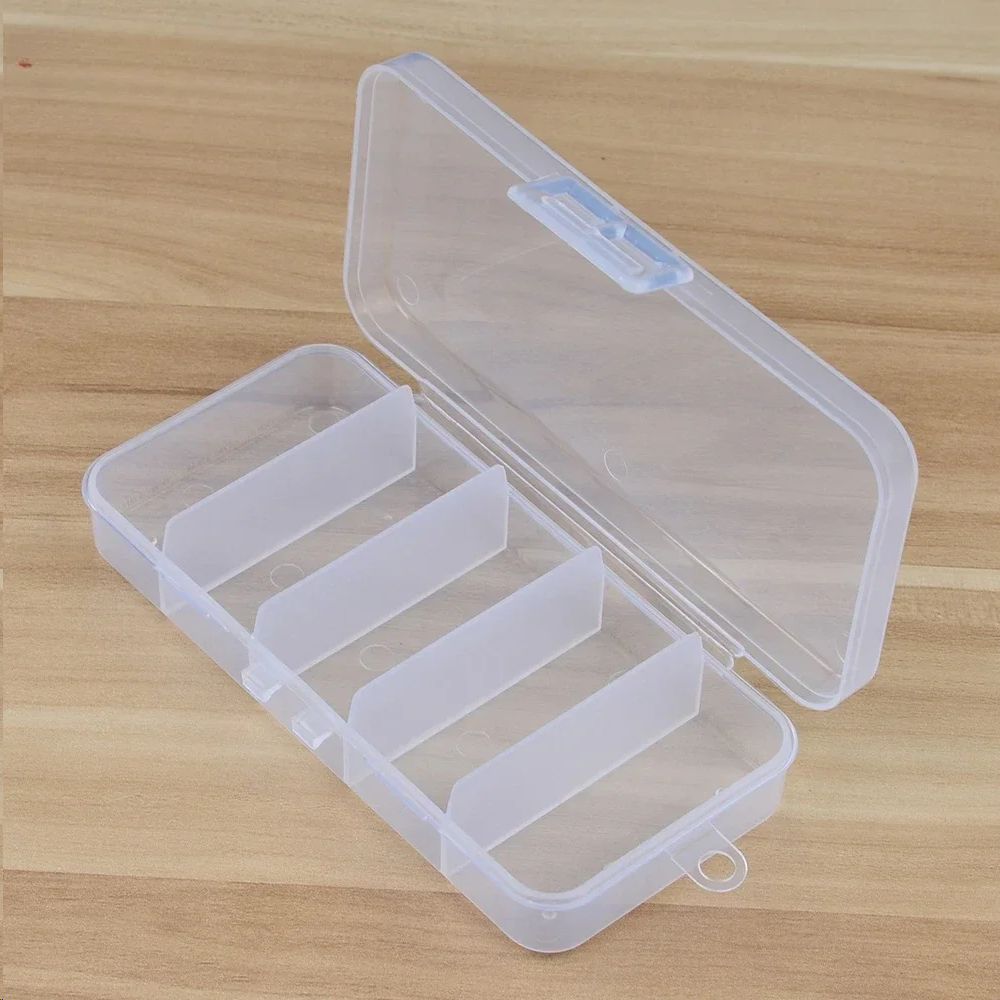 5 Compartments Fishing Tackle Case Waterproof Lures Hooks Case Fishing Lure Box  Fishing Tools