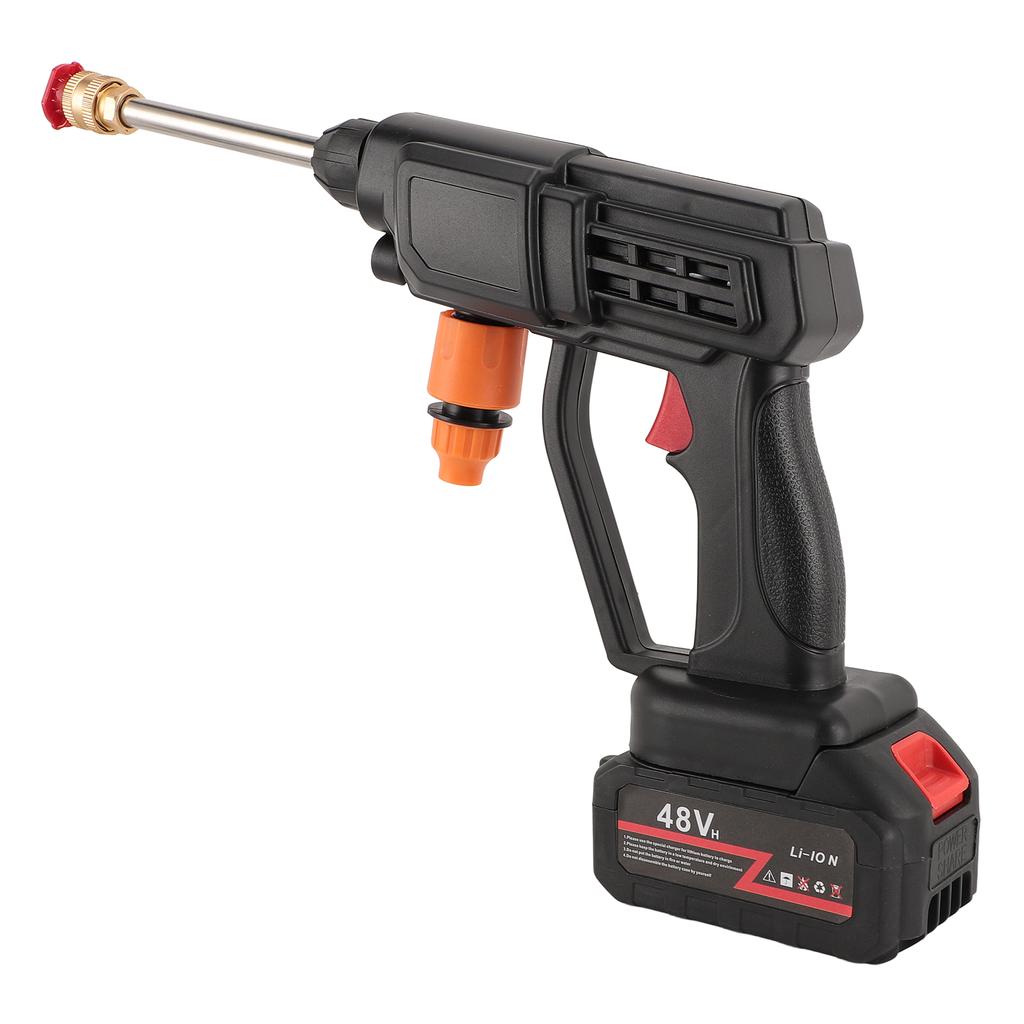 Cordless Pressure Washer 30bar Handheld Battery Operated High Pressure Car Washer with 5 Meters Filt