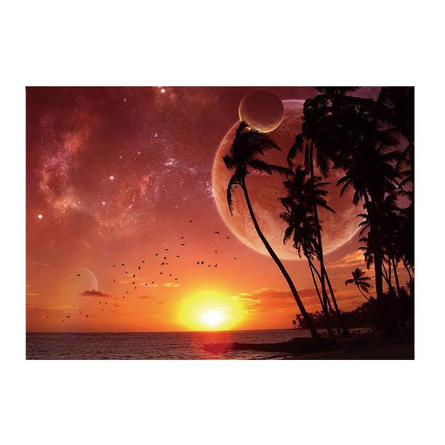 5D Diamond Painting Landscape/Animal Picture Round Jewelry Embroidery Kit Castle Complete Mosaic Design Crafts Home Decor Gift