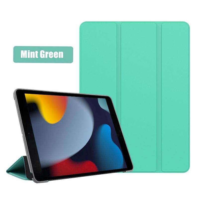 Чехол Funda IPad 10,2 2021, тройной чехол для электронной книги из искусственной кожи для iPad 9 10,2, чехол для планшета, чехол-подставка для iPad 9-го поколения