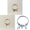 Stainless Steel Bracelet For Women With Bunny Pendant Elegant Jewelry For Gift Giving