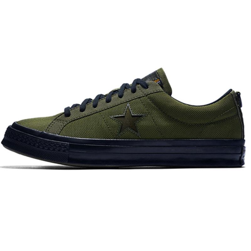 Carhartt WIP X Converse One Star Vintage Low-Top Board Shoes Unisex Military Green