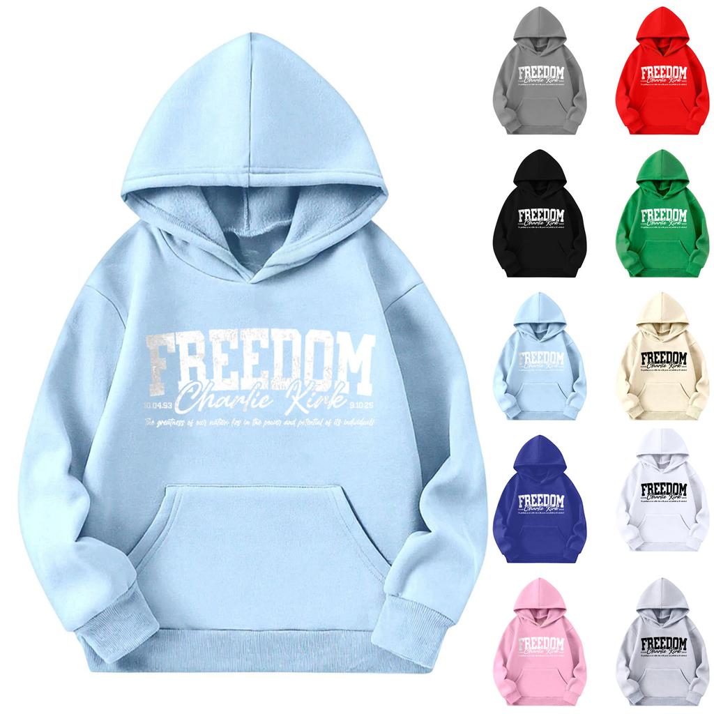 Cute Hoodies For Teen Children Trendy Preppy Hooded Sweatshirts Oversized Long Sleeve Shirts Clothes For Children