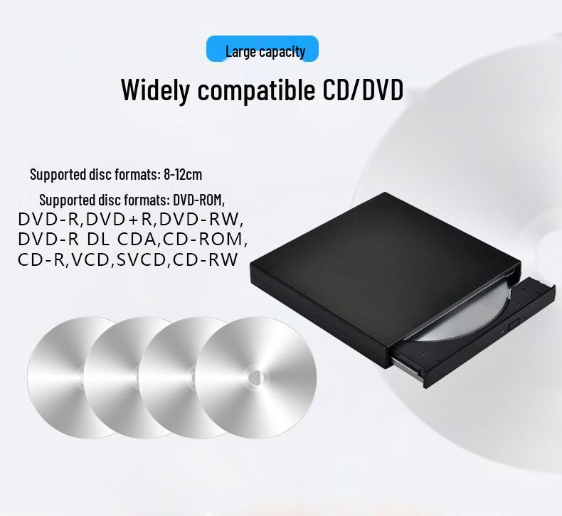 Внешний оптический привод USB 2.0: Привод для чтения/записи DVD и CD для компьютеров
