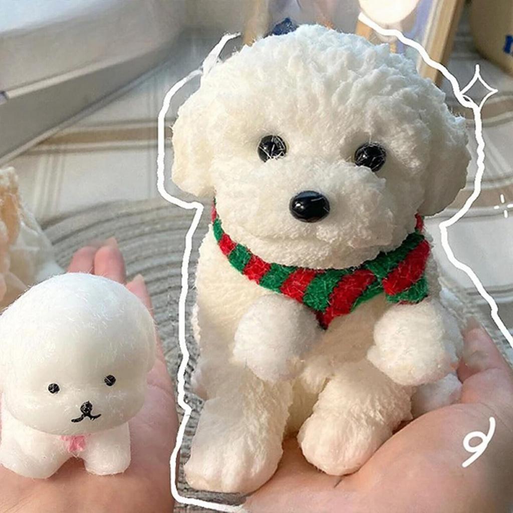 Игрушка-сквиши Джамбо Сквиши Собака Каваи Собака Игрушка для снятия стресса Игрушки для сжимания Милый плюшевый щенок Тедди Принадлежности для вечеринок Игрушки для мальчиков девочек